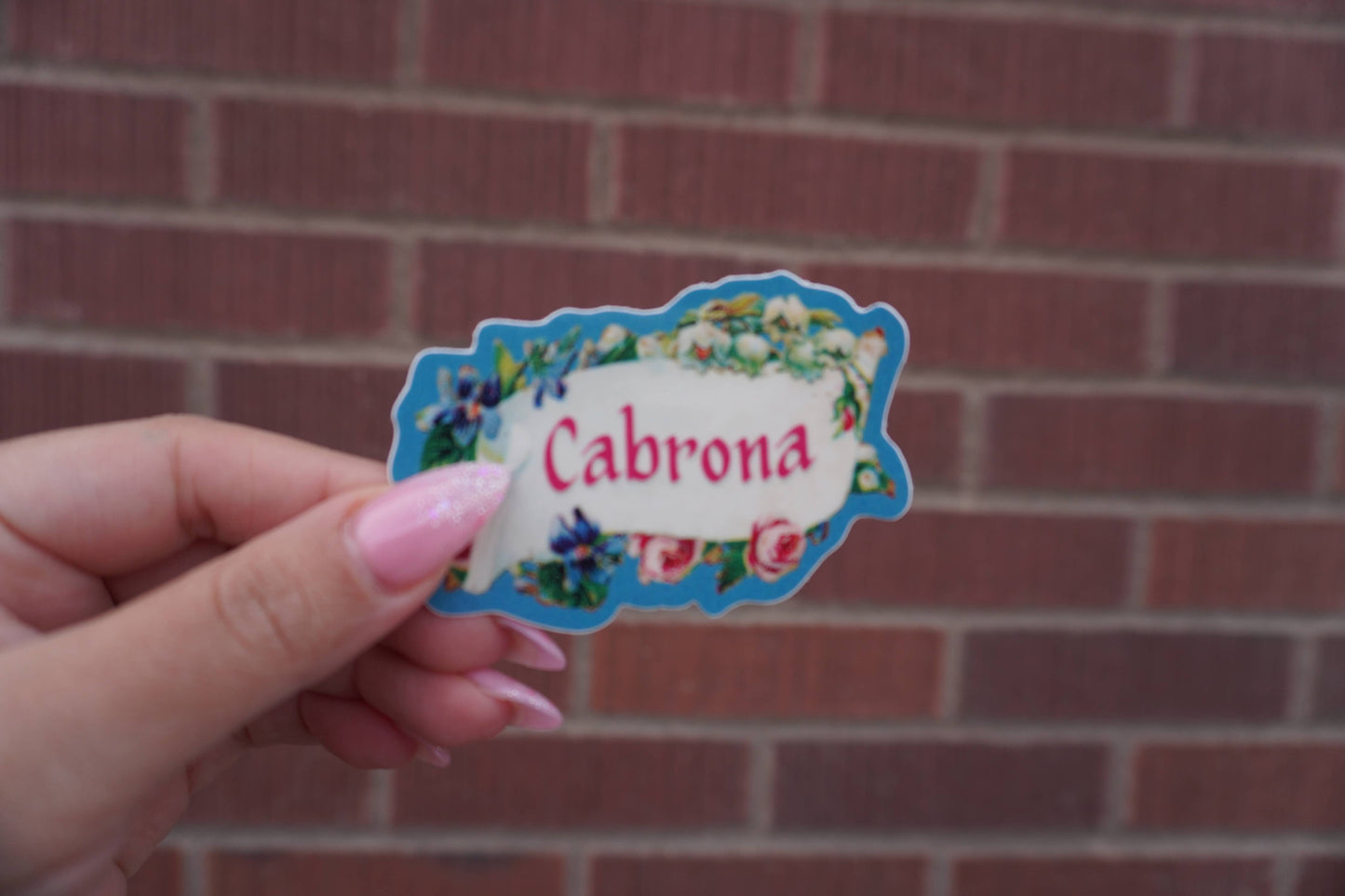 Cabrona Vintage Vinyl Sticker