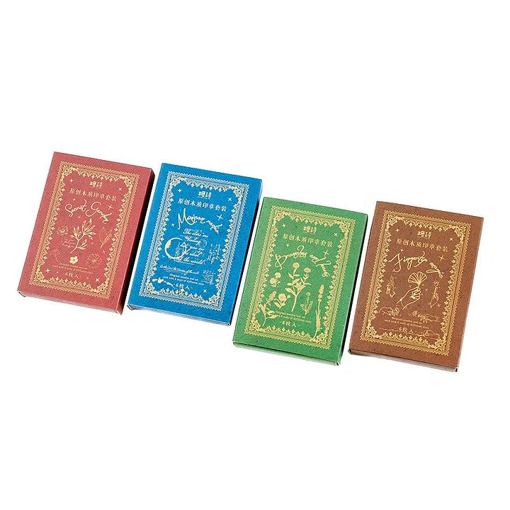 Vintage Rubber Stamp Set