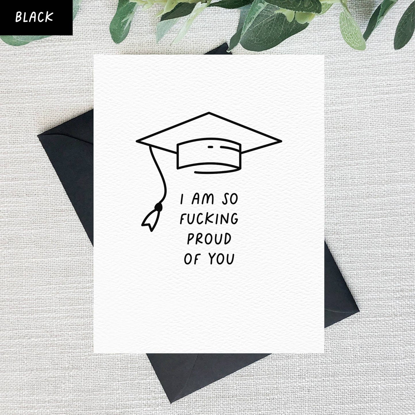 Funny Graduation Card, Proud of You, Card for grads 2022