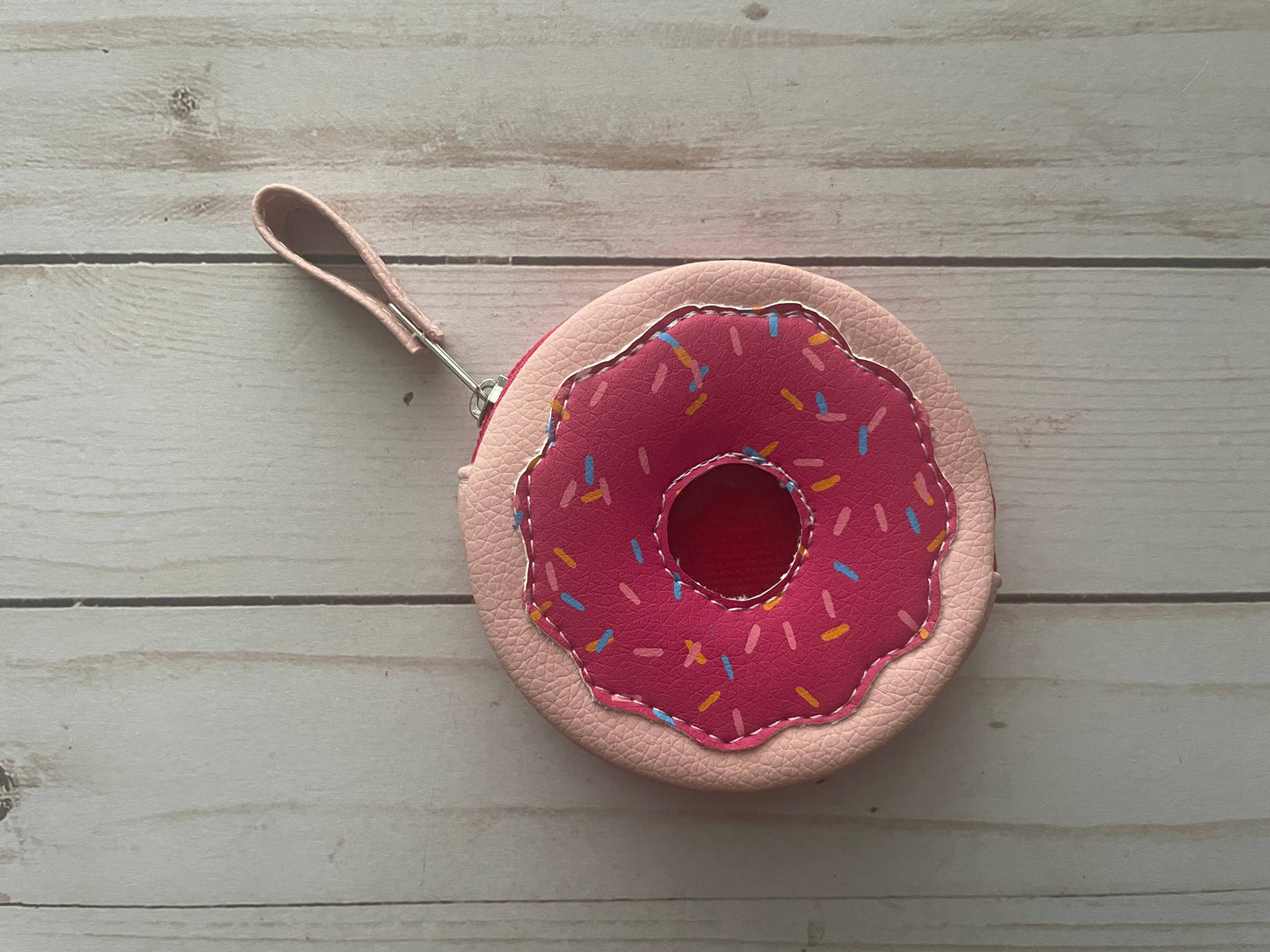 Donut Doughnuts Dona Kawaii Faux Leather Coin Purse
