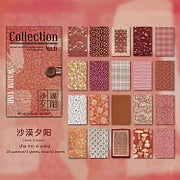 Floral Prints Memo Pad Background Papers