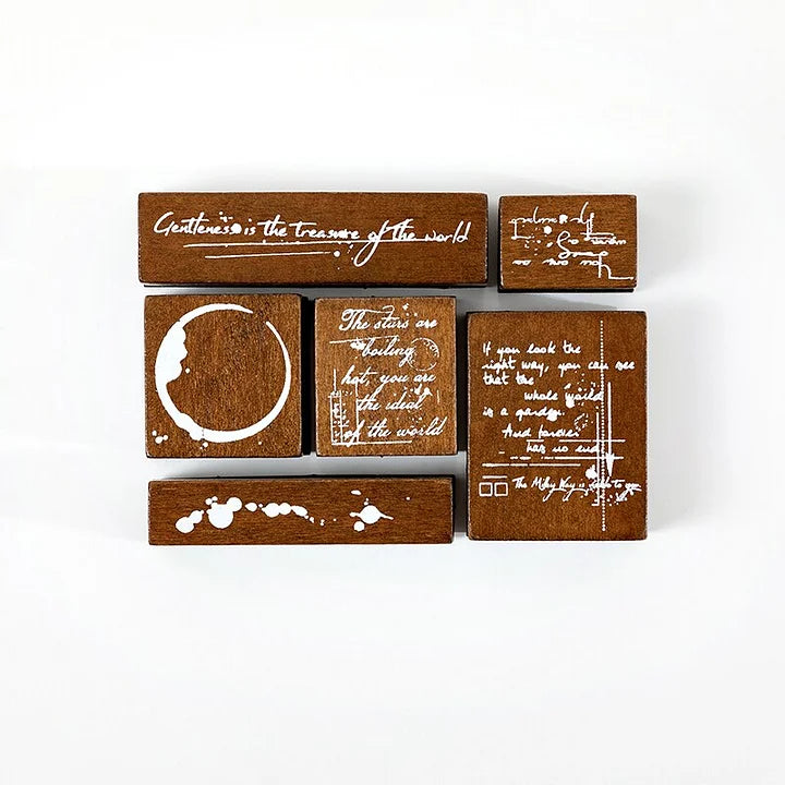Vintage Rubber Stamp Set