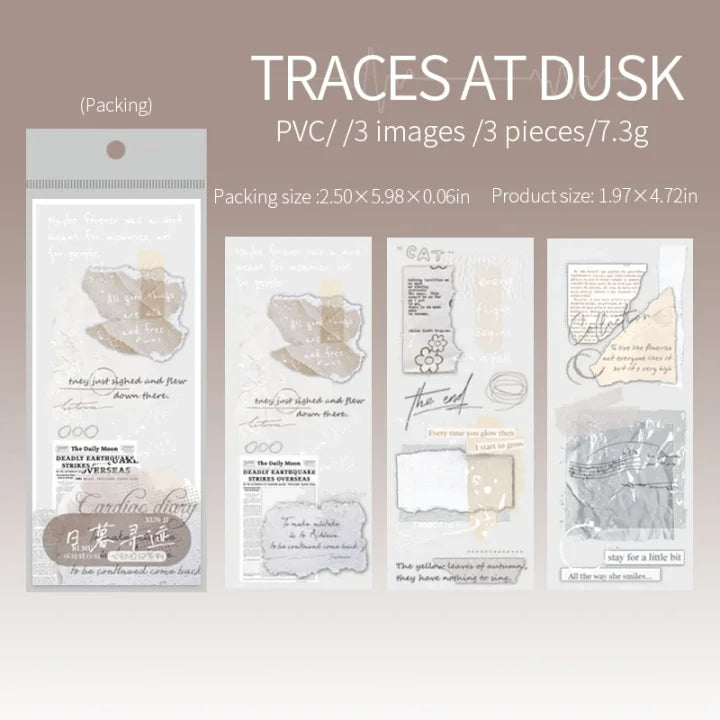 Cardiac Diary Watercolor Smudge Sticker Series