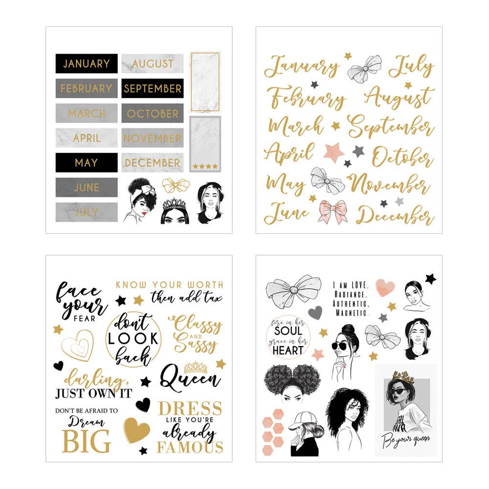Glamorous Girls Mini Sticker Book