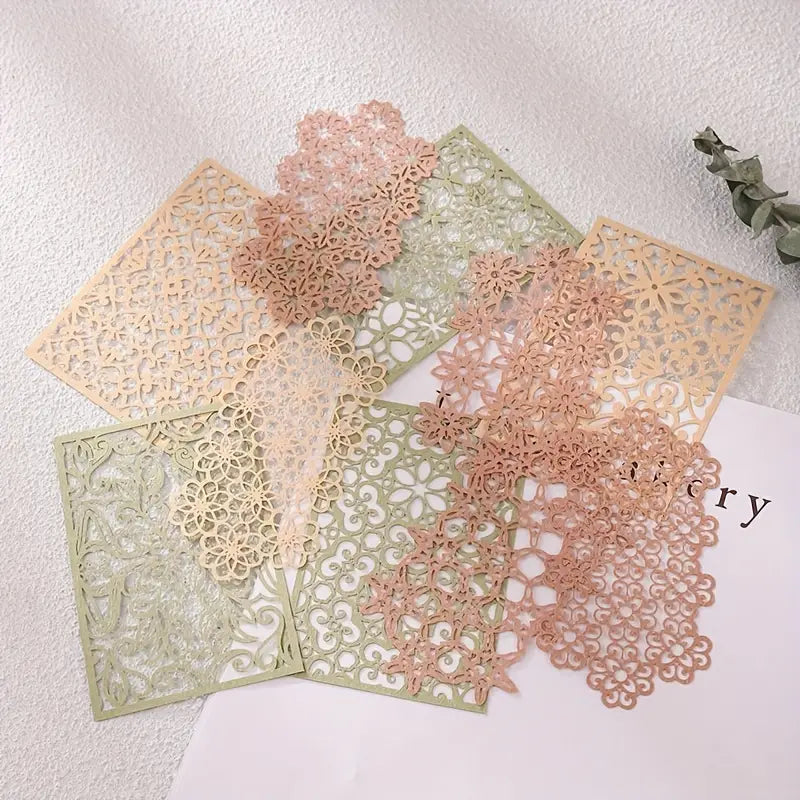 Delicate Die Cut Material Papers