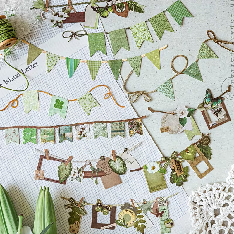 MO CARD Banner Die Cut Stickers