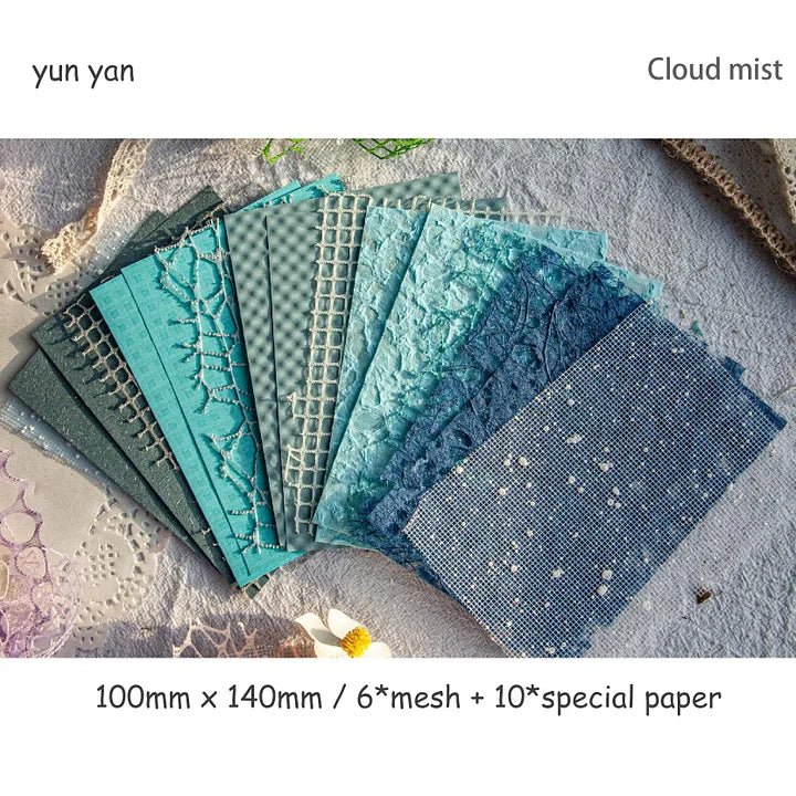 Retro Story Various Textured Paper Bundle