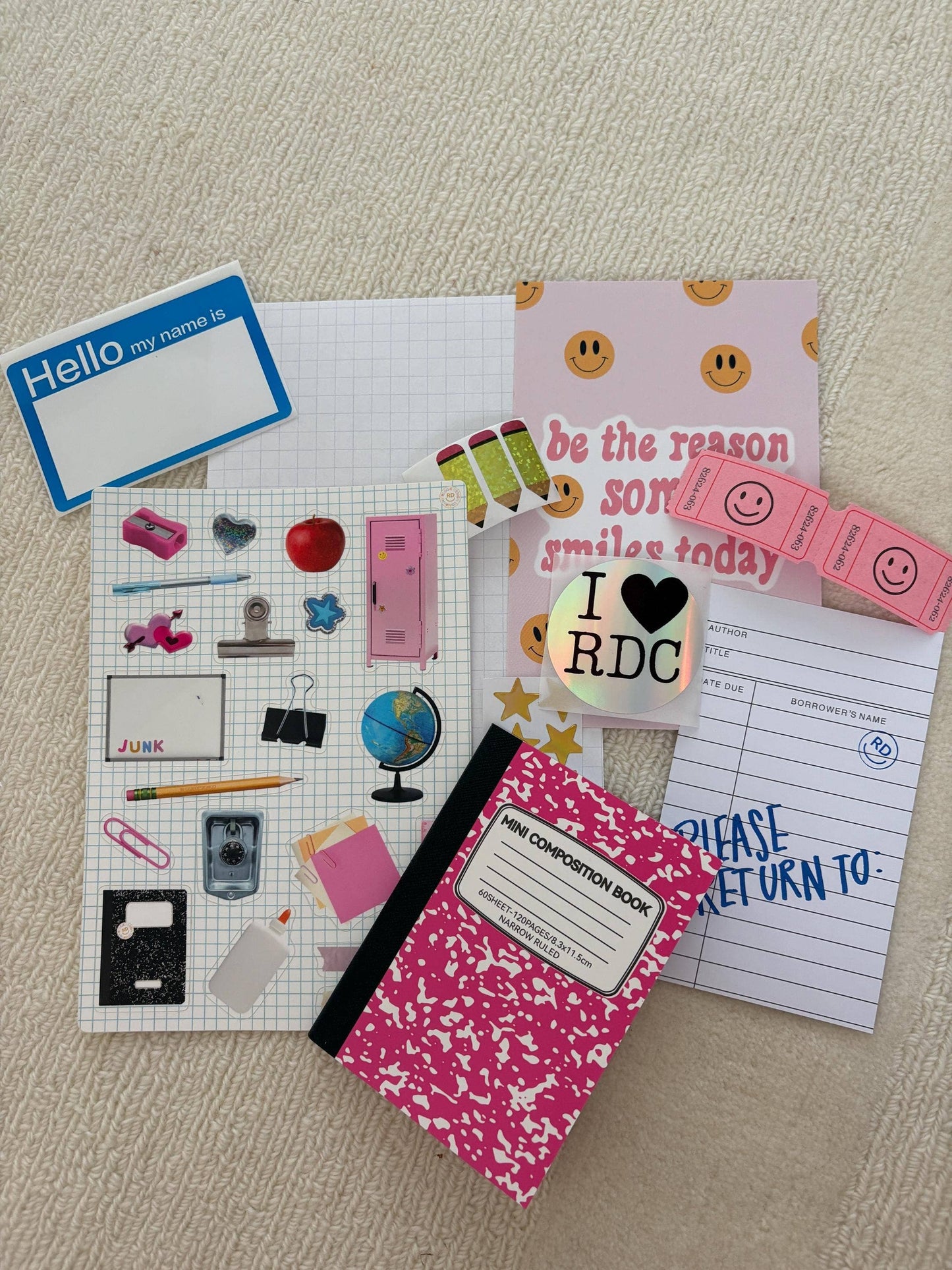 Back to School Junk Journal Scrap