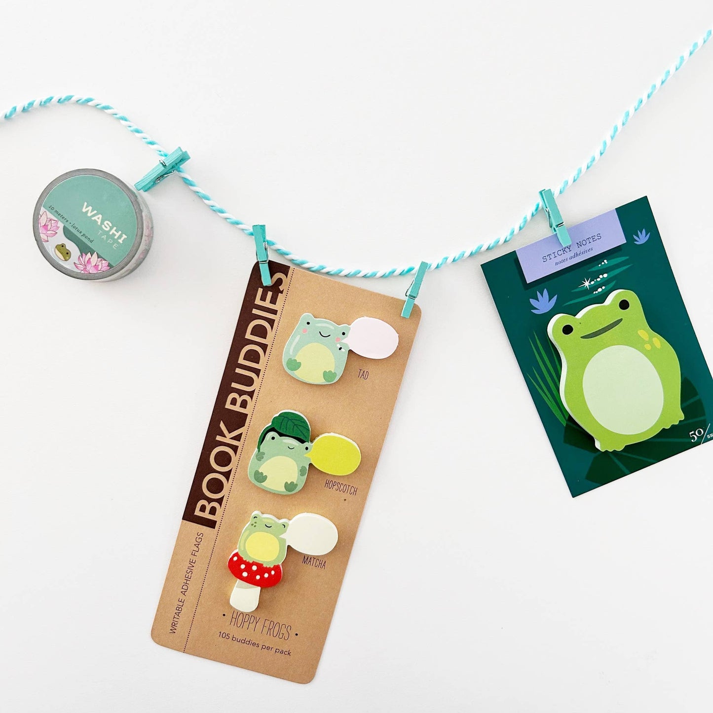 Frog Die Cut Sticky Notes