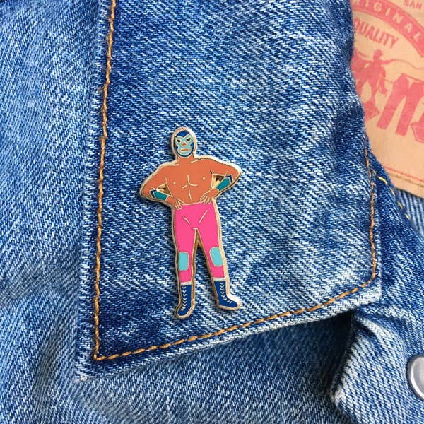 Luchador Pin