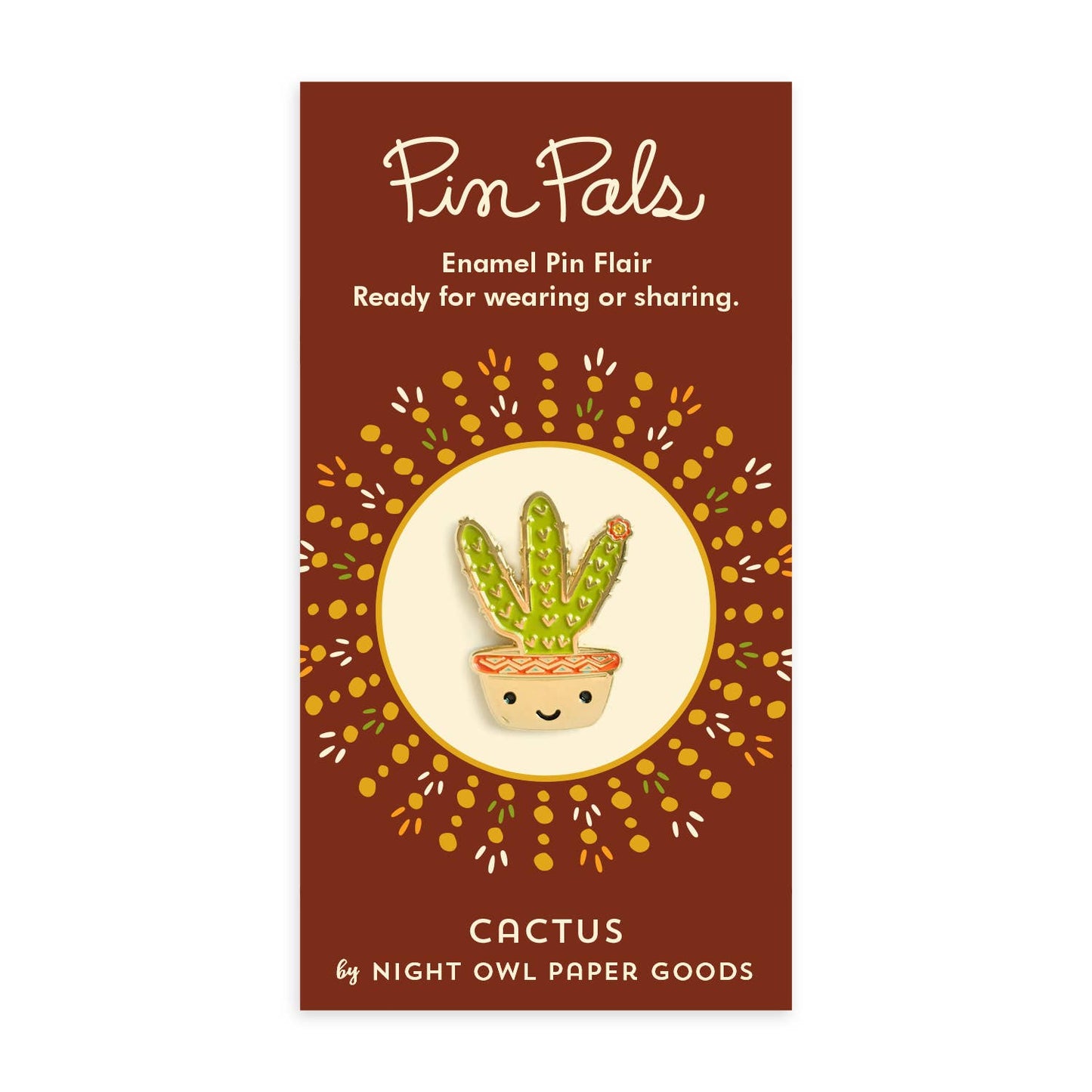 Cactus Enamel Pin