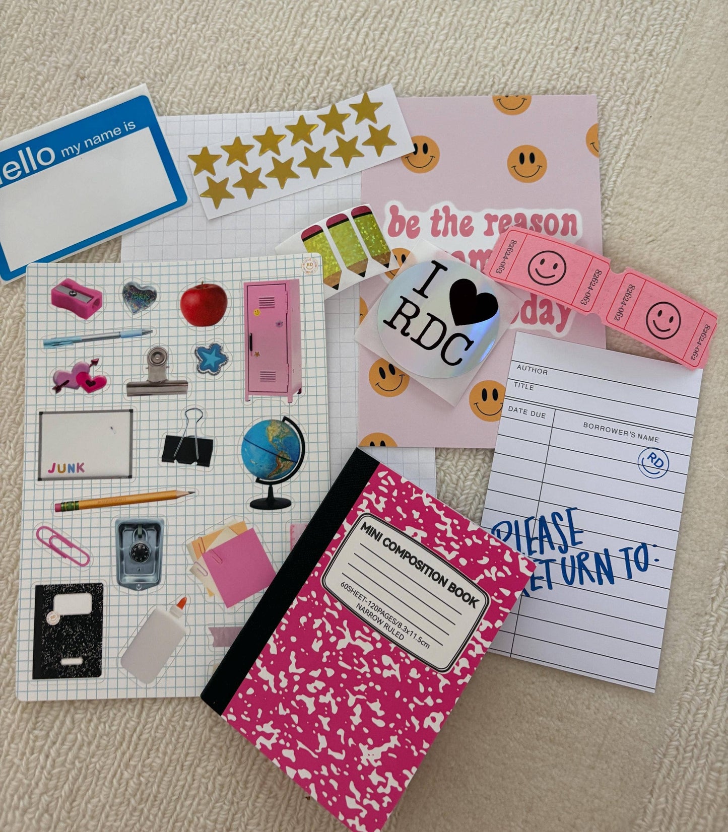 Back to School Junk Journal Scrap