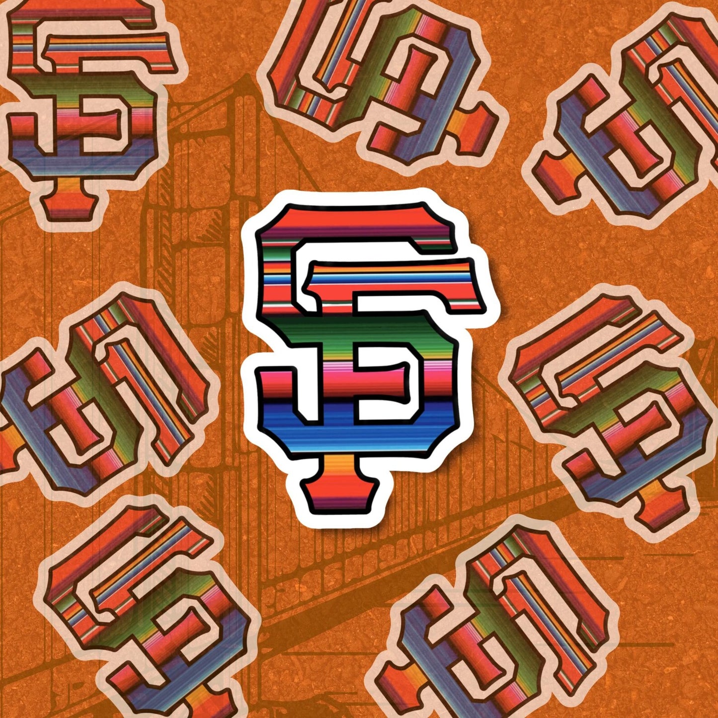 SF Serape Sticker