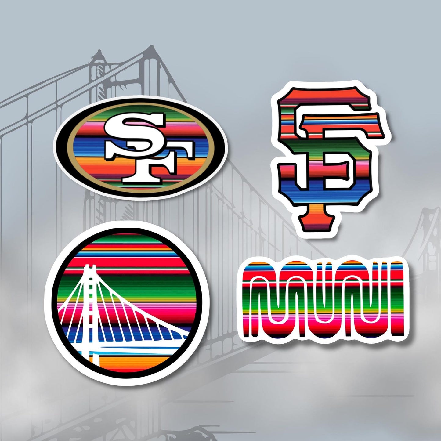 SF Serape Sticker