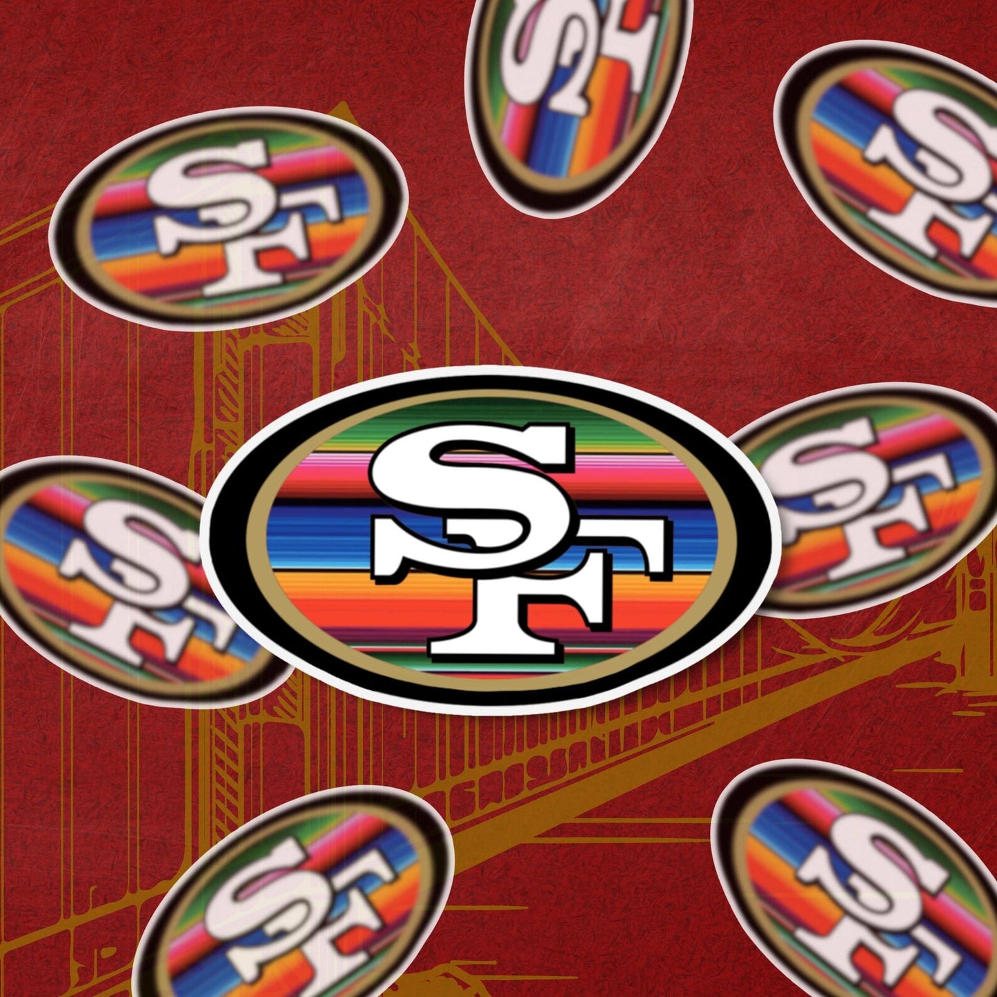 SF Serape Sticker