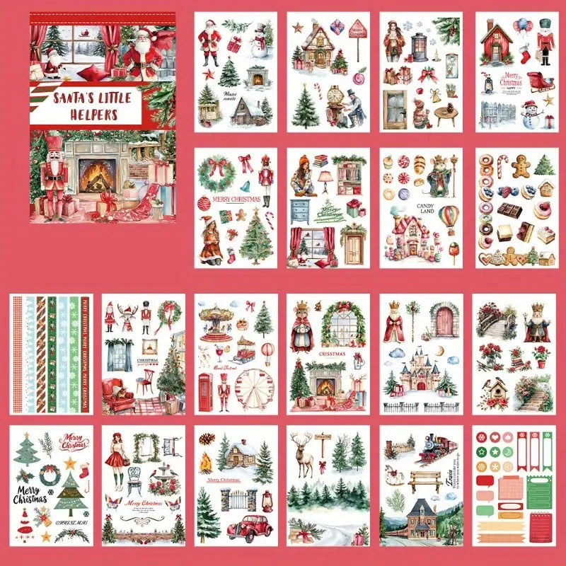 Santa's Little Helpers Sticker Book