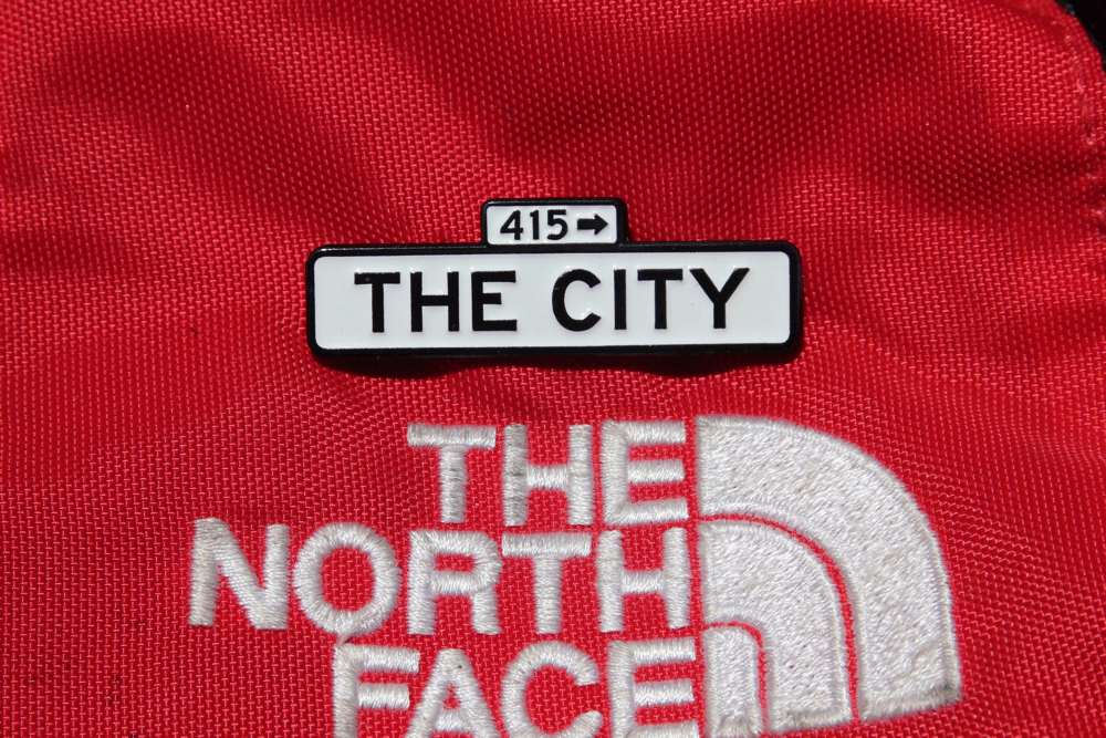 San Francisco Street Sign City Enamel Pin