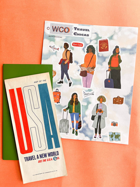 Travel Chicas - Large Washi Sheet