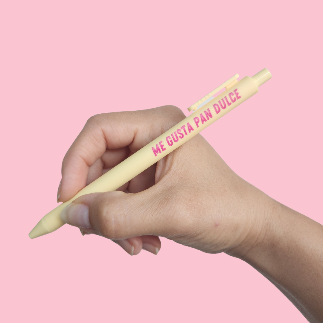 Me Gusta Pan Dulce Black Ink Pen