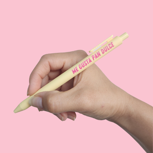 Me Gusta Pan Dulce Black Ink Pen