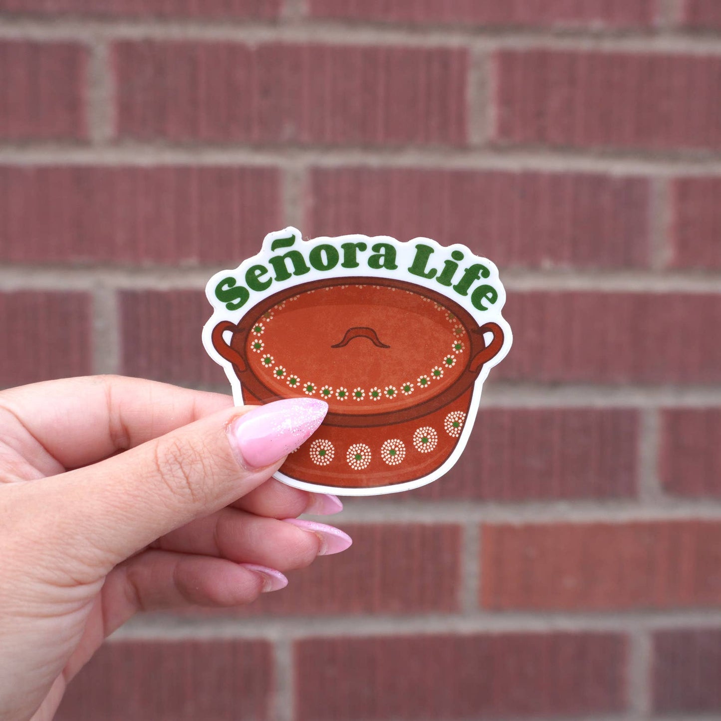 Señora Life Mexican Vinyl Sticker