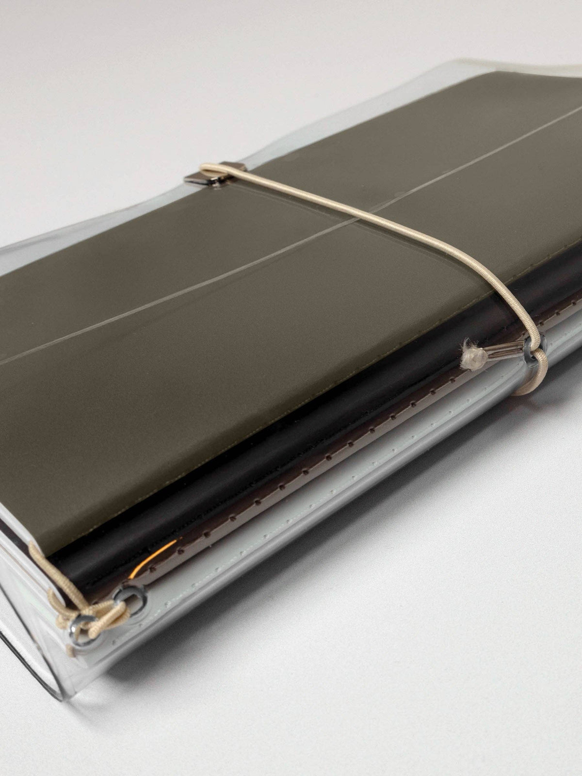 Clear Vinyl Travel Notebook Cover | A5 Slim | Cloth&Paper