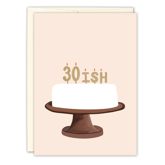 30-ish Birthday Card