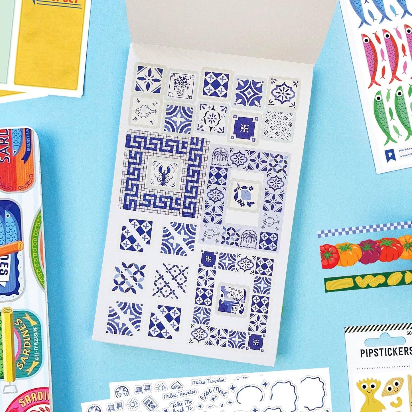 Pipsticks La Dolce Vita Junk Journal Sticker Book Volume 5