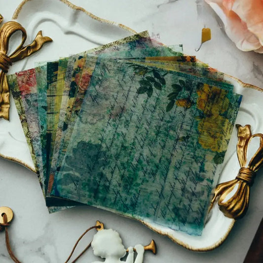 Vintage Vellum Sticker Paper