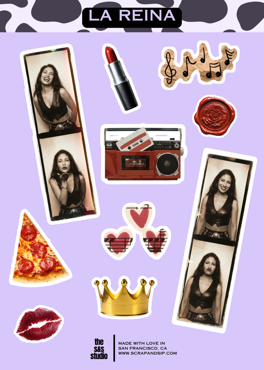 La Reina Sticker Sheet | S&S Studio