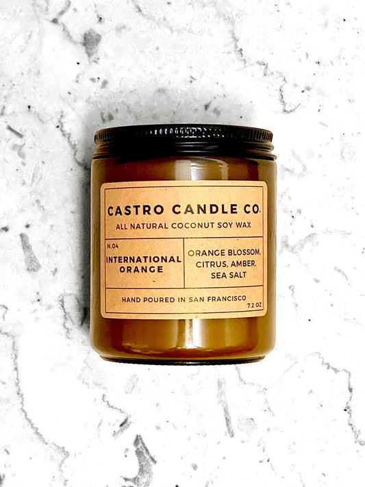 Castro Candle Co. International Orange Candle