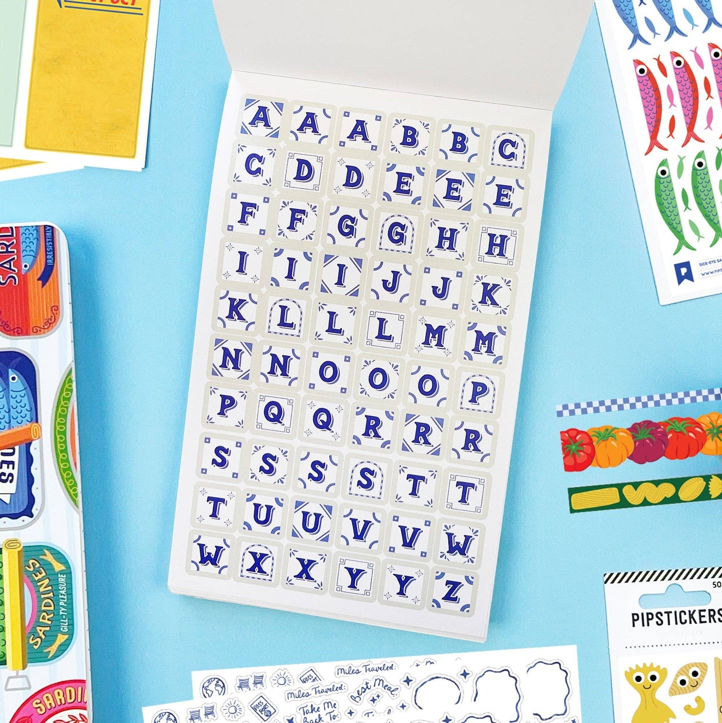 Pipsticks La Dolce Vita Junk Journal Sticker Book Volume 5