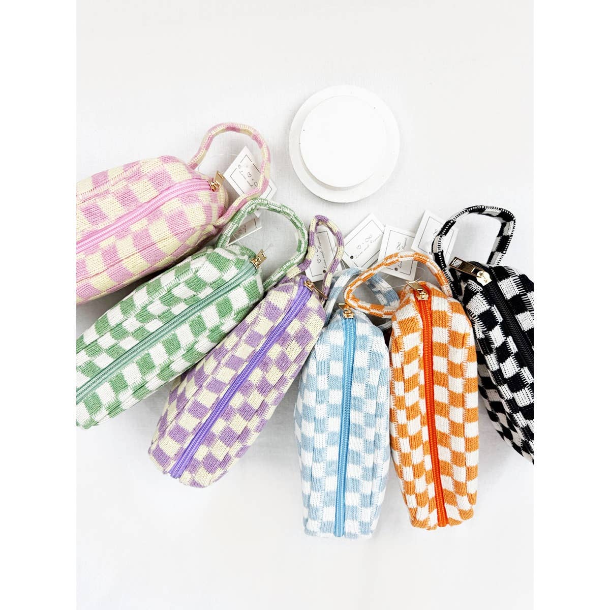 Checkered Pencil Pouch