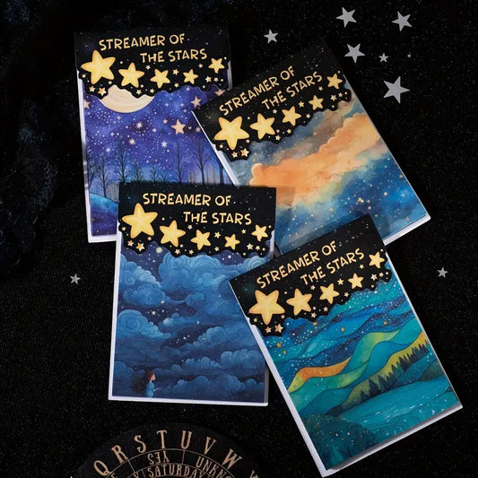 Streamer of the Stars Background Stickers