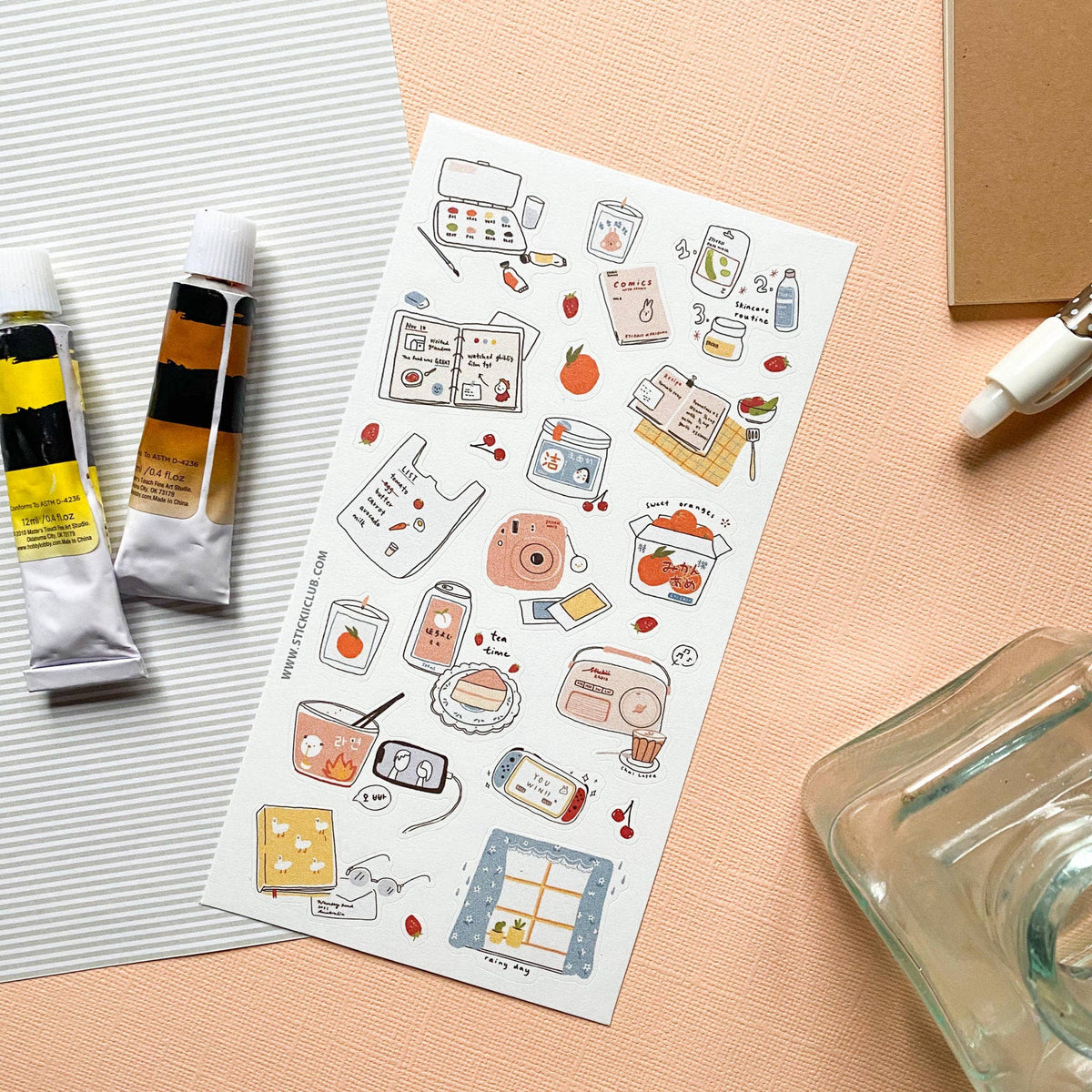 My Favorite Things Sticker Sheet β Scrap&Sip