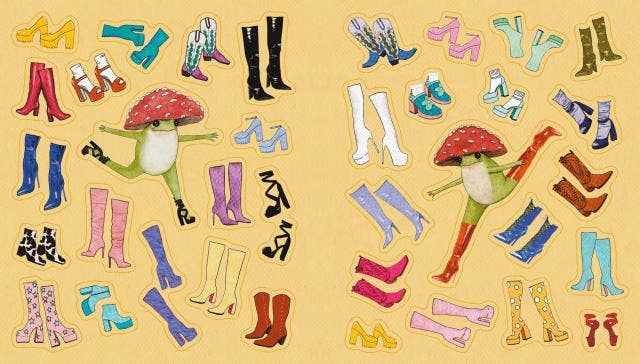 The Little Frog Sticker Book