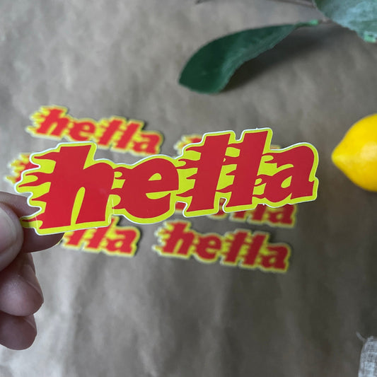 Hella Sticker