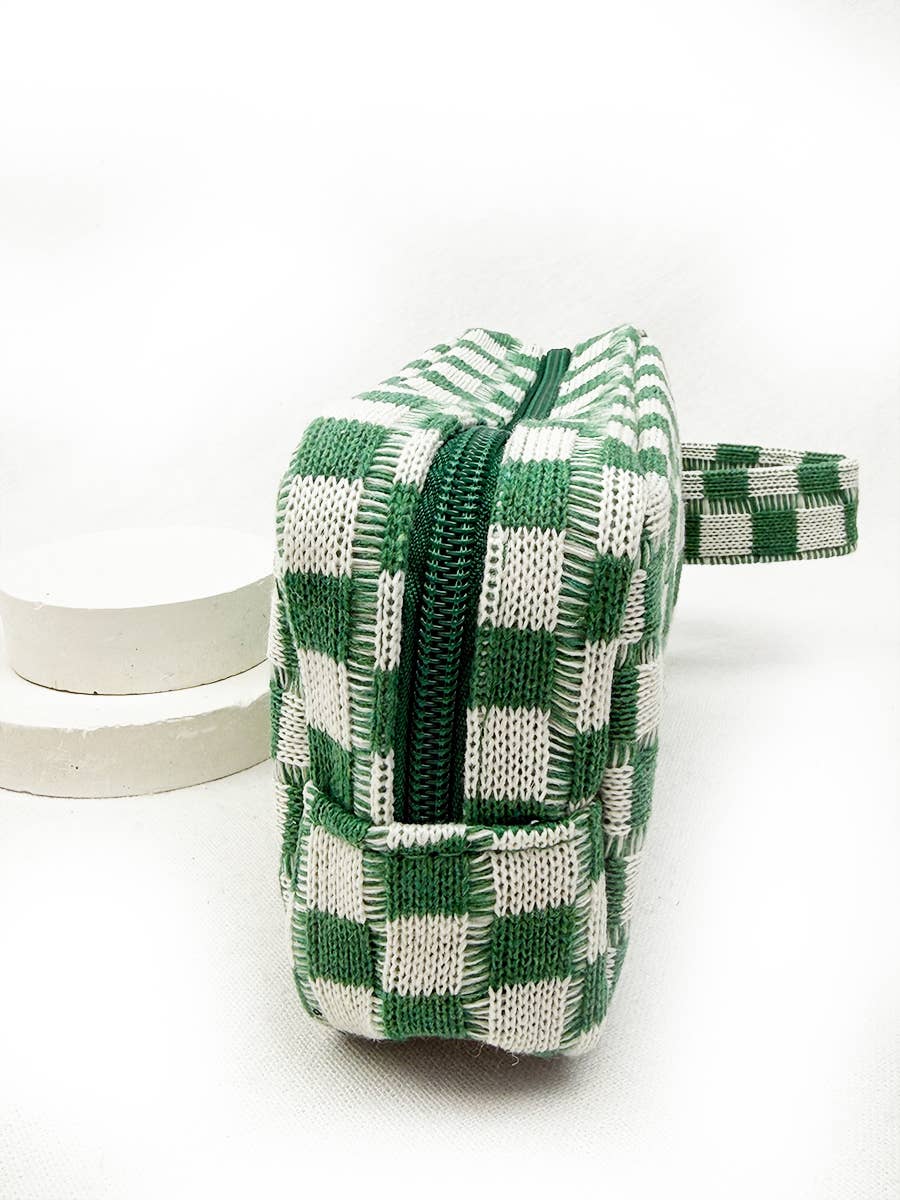 Checkered Pencil Pouch