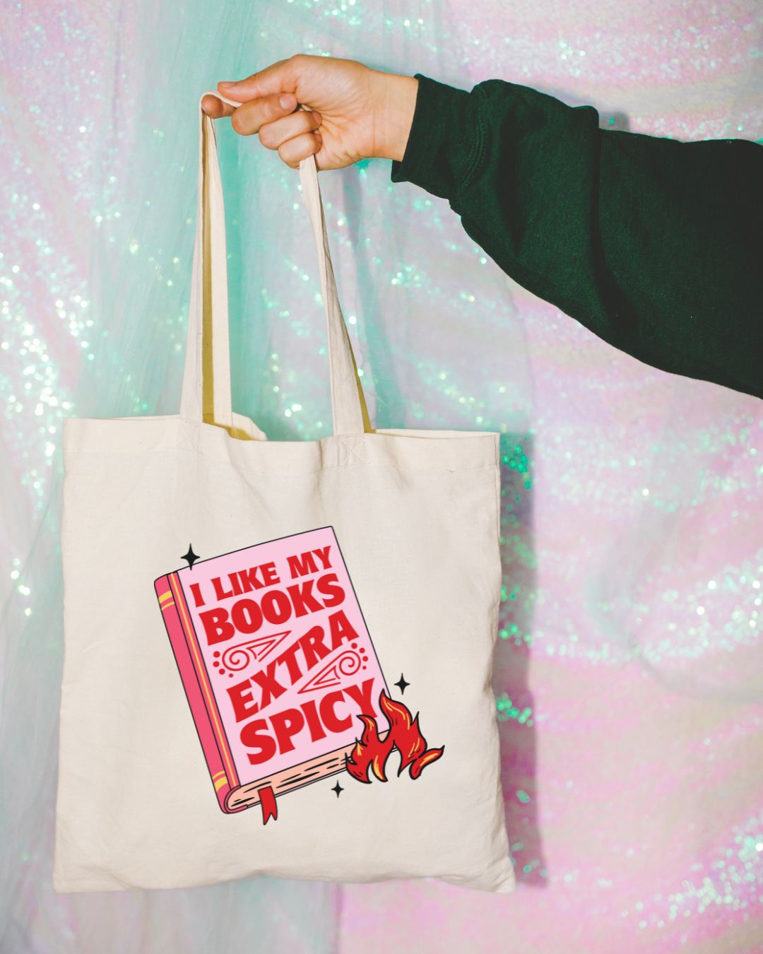 I like my Books Extra Spicy Tote Bag