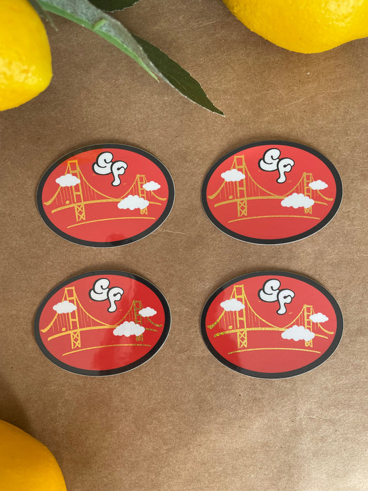 SF Bridge Sticker
