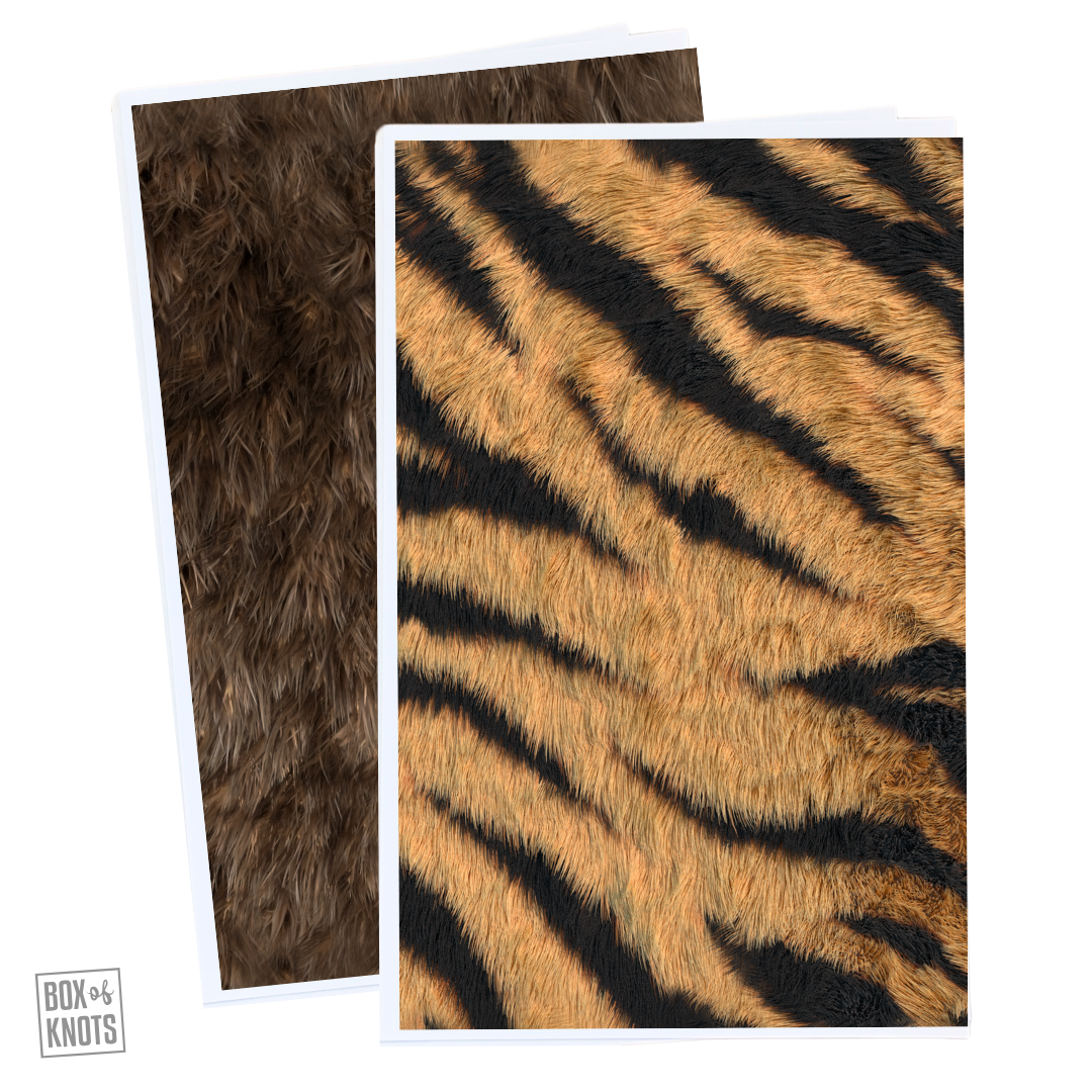 Box of Knots | Background Stickers: Animal Skins Series 007