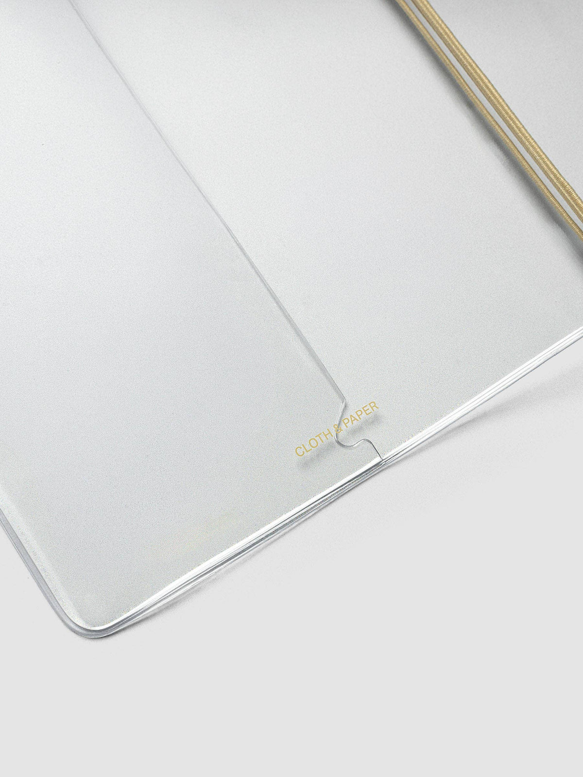 Clear Vinyl Travel Notebook Cover | A5 Slim | Cloth&Paper
