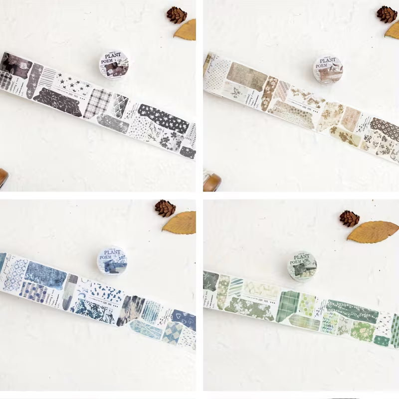 Plant Poem Washi Tape