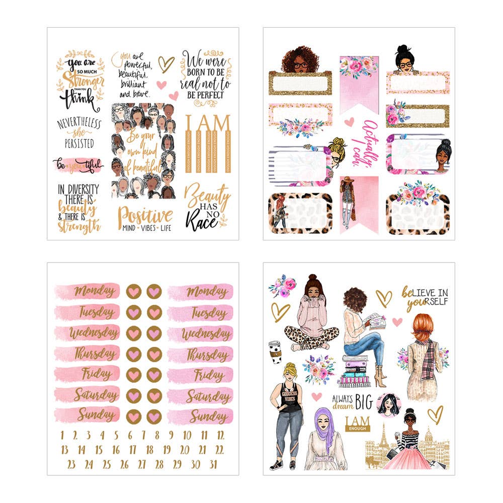 Own Kind of Beautiful Mini Sticker Book