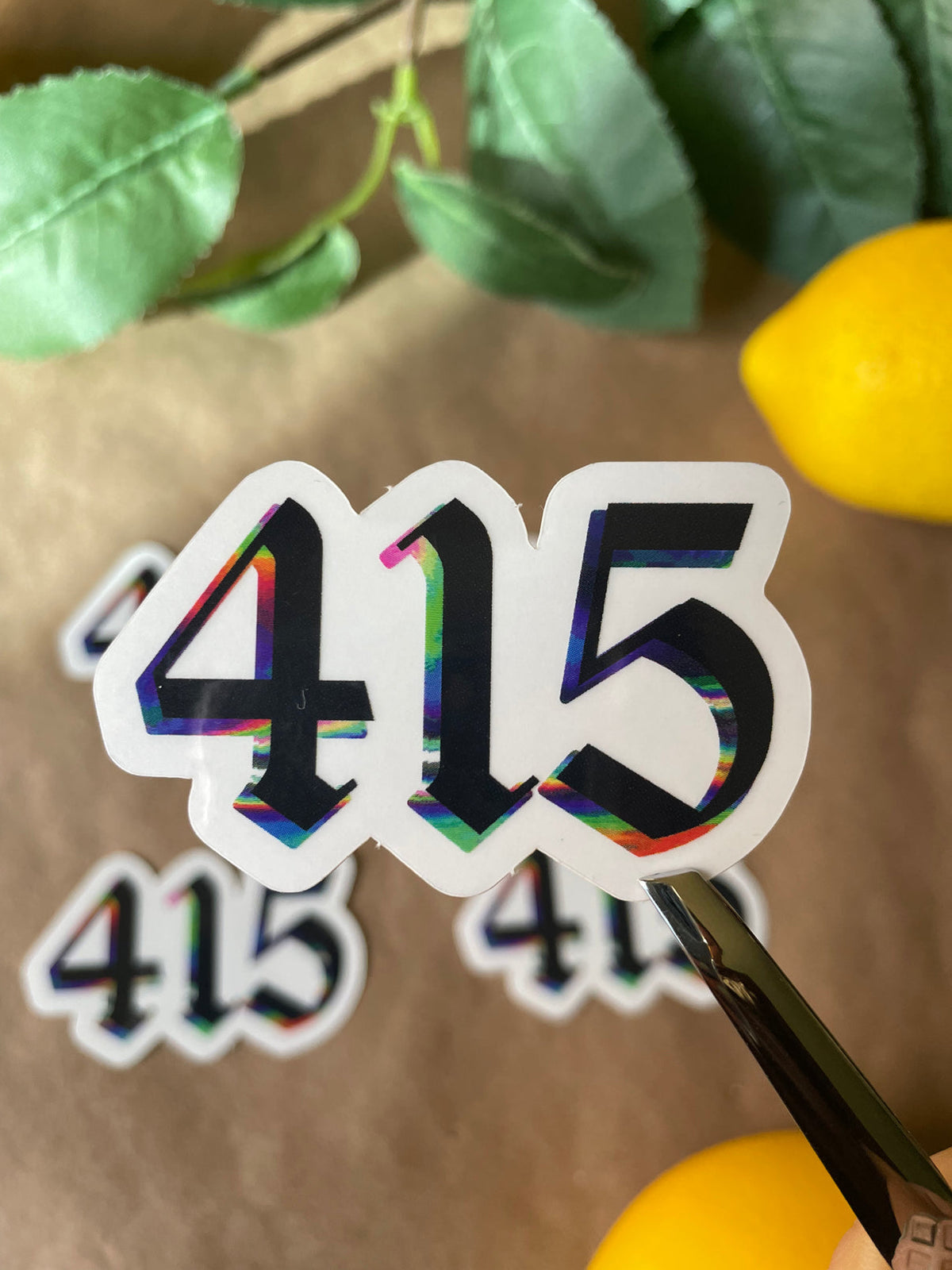 415 Design Number 415 Sticker – Scrap&Sip