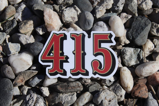 415 Niners Sticker