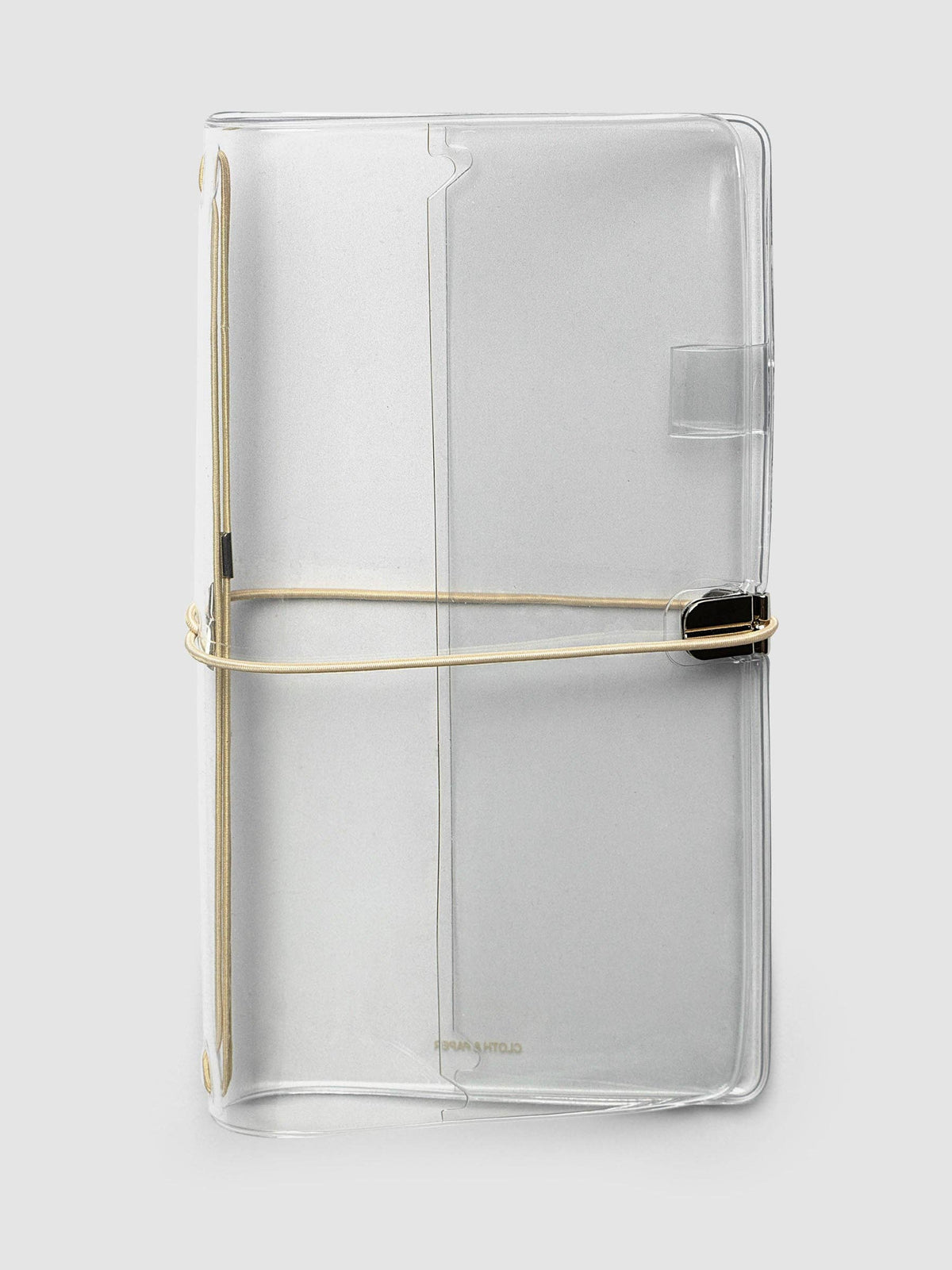 Clear Vinyl Travel Notebook Cover | A5 Slim | Cloth&Paper
