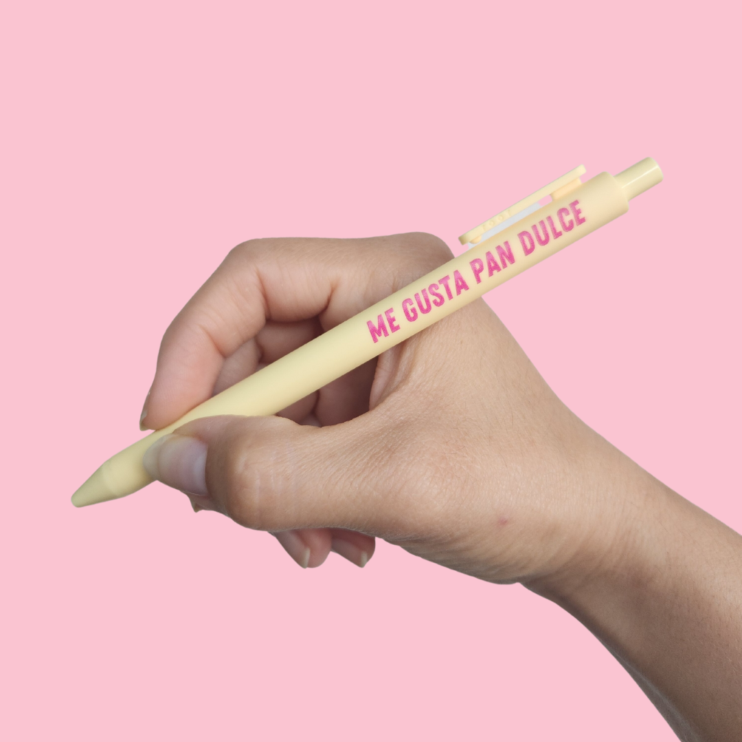 Me Gusta Pan Dulce Black Ink Pen