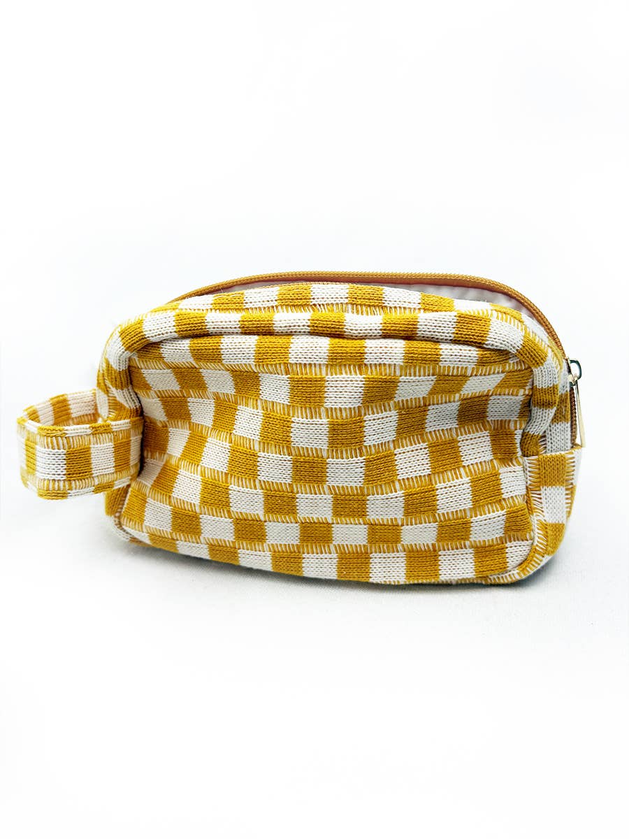 Checkered Pencil Pouch