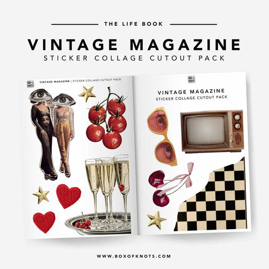 THE VINTAGE MAGAZINE COLLECTION | JOURNAL KIT BOX OF KNOTS